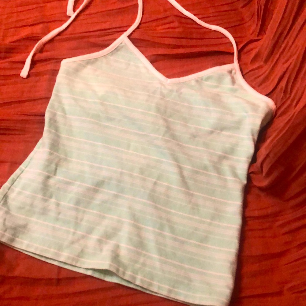 Abercrombie striped halter top